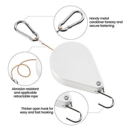 Retractable Plant Hanger 3.0 - Set of 2