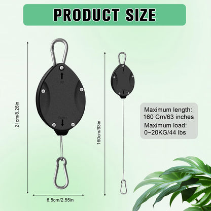 Retractable Plant Hanger 2.0 - Set of 2